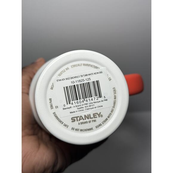 Stanley Limited Edition WHITE NEON + BLACK NEON 30oz Quencher Tumbler Set BNWT - Picture 7 of 15